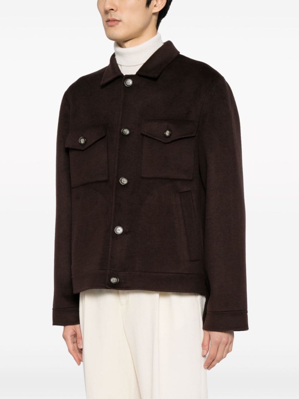 Rhys brushed shirt jacket - 3