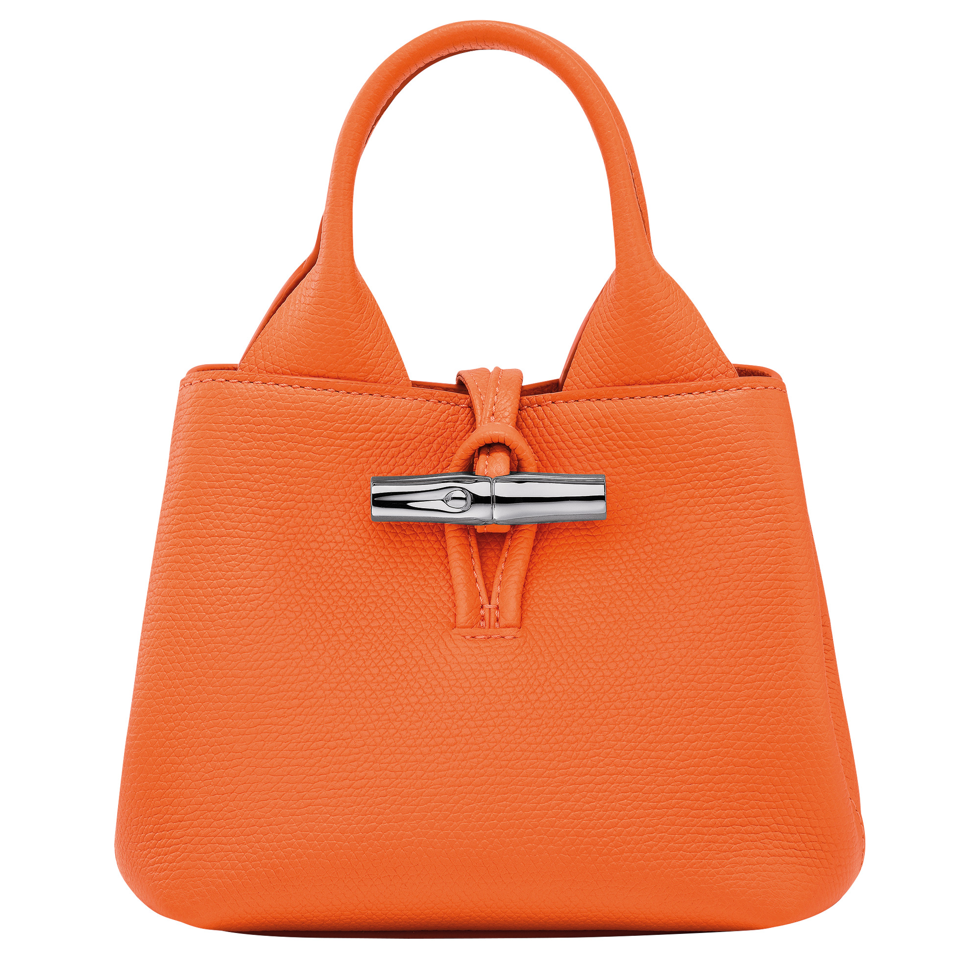 Le Roseau XS Handbag Orange - Leather - 1