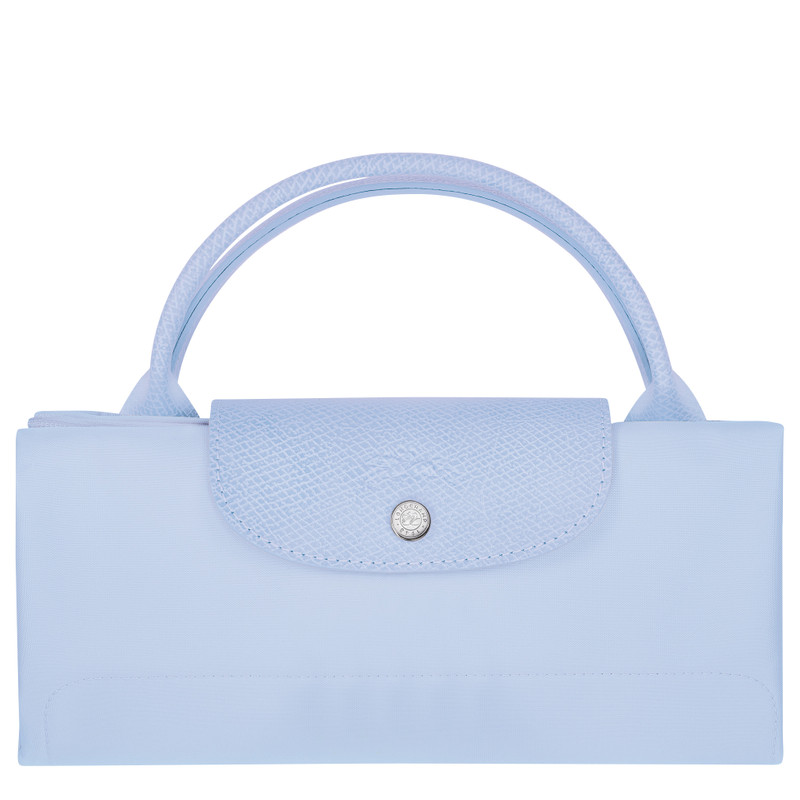 Le Pliage Green M Travel bag Sky Blue - Recycled canvas 5