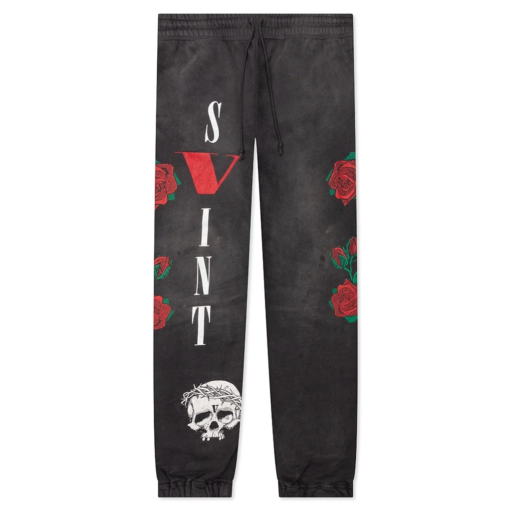 X Vlone Sweatpant Black - 1