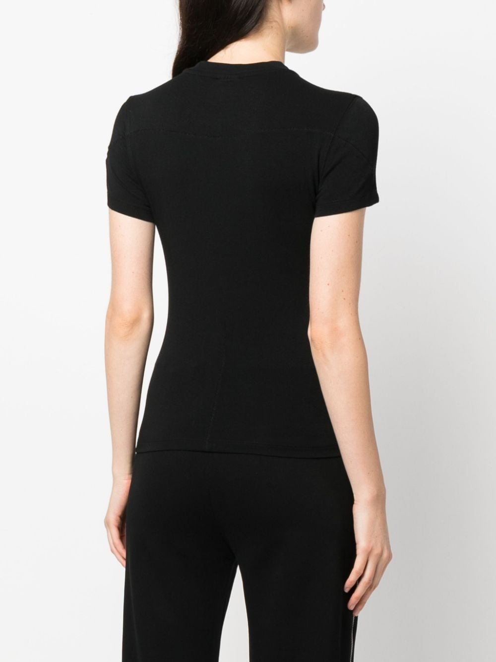 cap-sleeve crew-neck T-shirt - 4