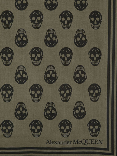 Alexander McQueen skull motif-print scarf outlook