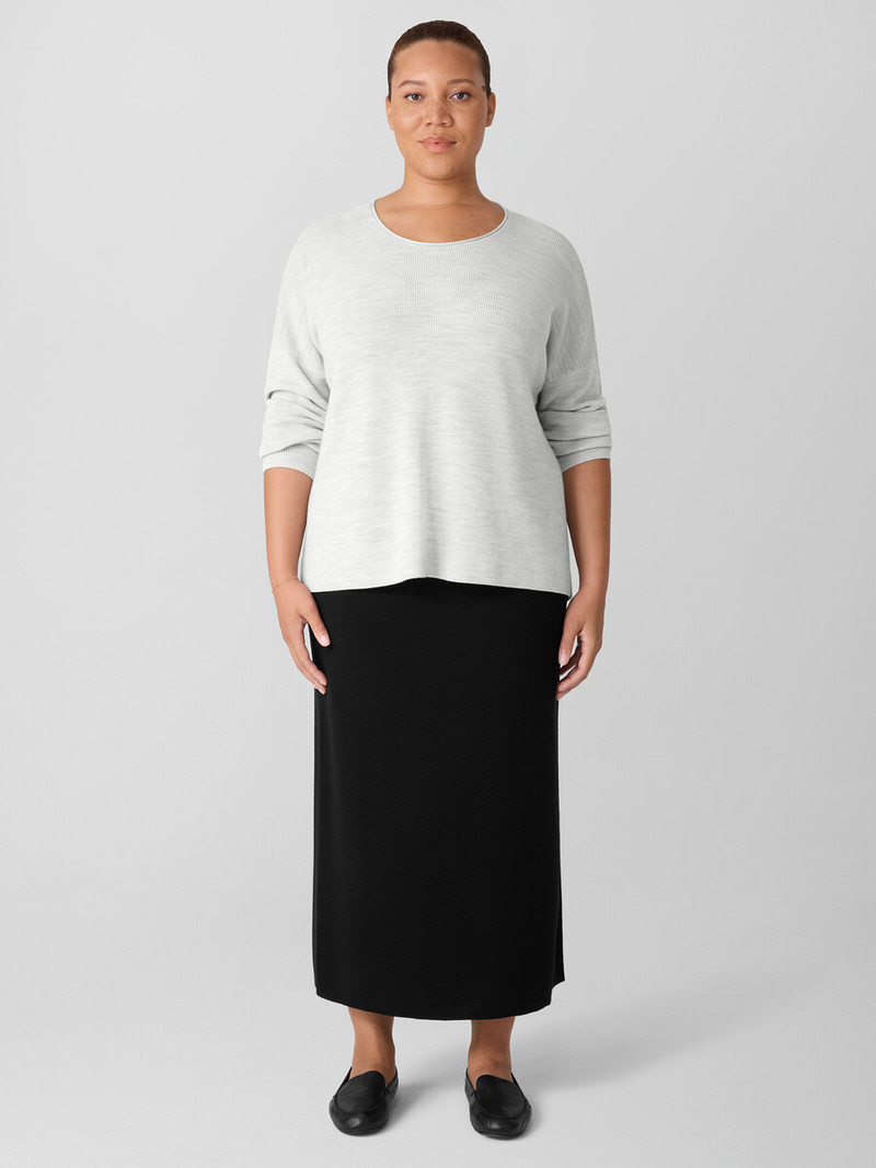 Merino Crew Neck Top in Regenerative Wool 6