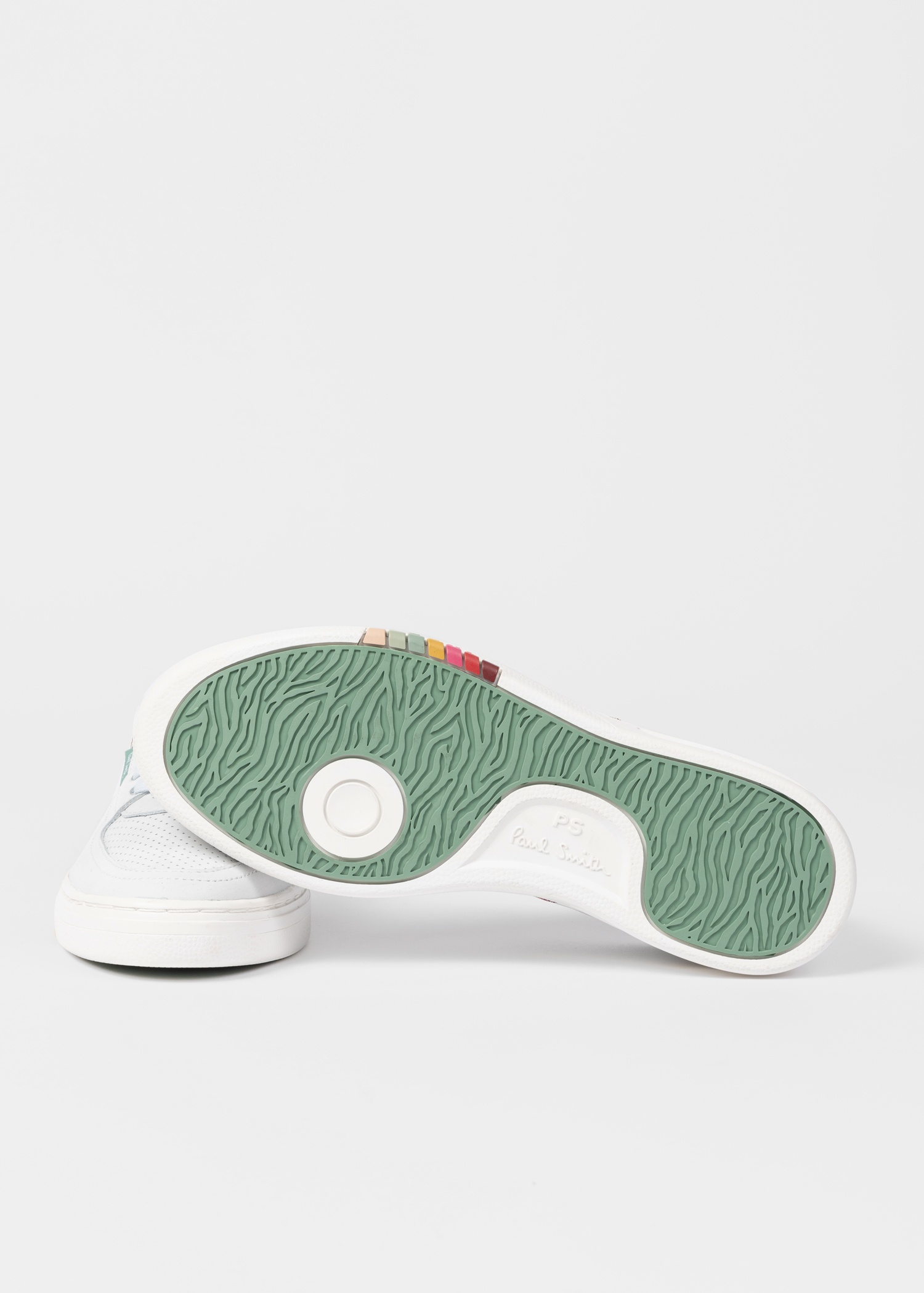 Women's Light Blue Leather 'Margate' Trainers - 2