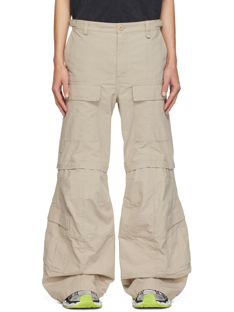 wide-leg cargo trousers 1