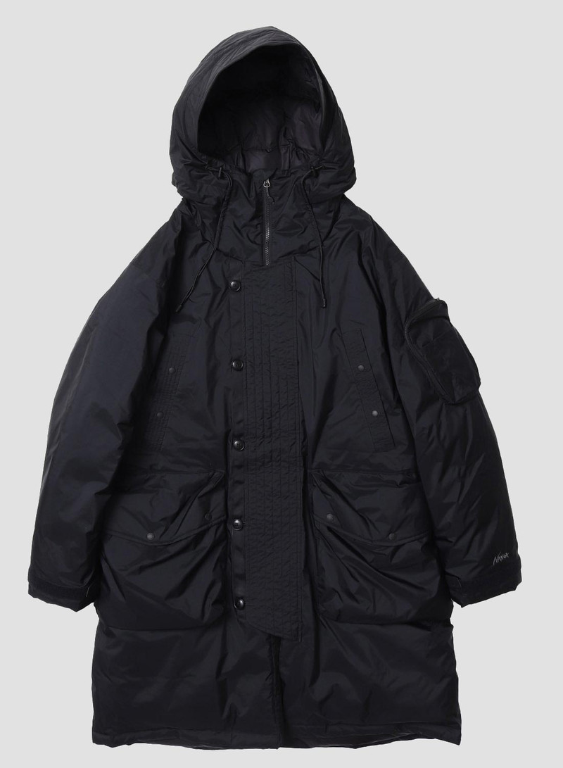 Nanga Aurora Down Field Half Coat in Black 1