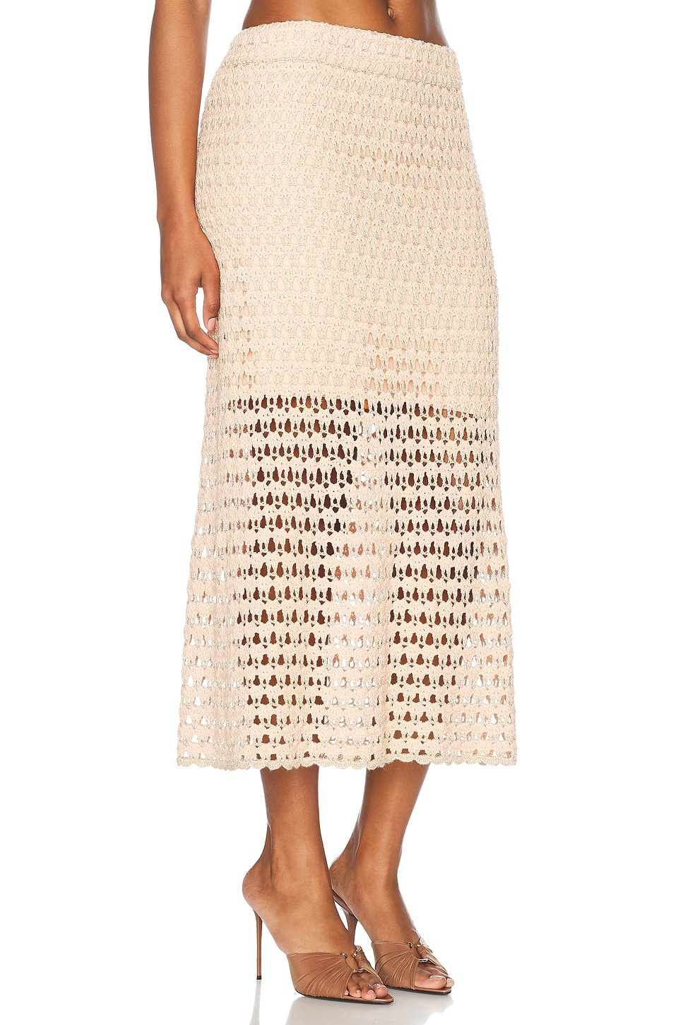 Tallow Crochet Midi Skirt - 2