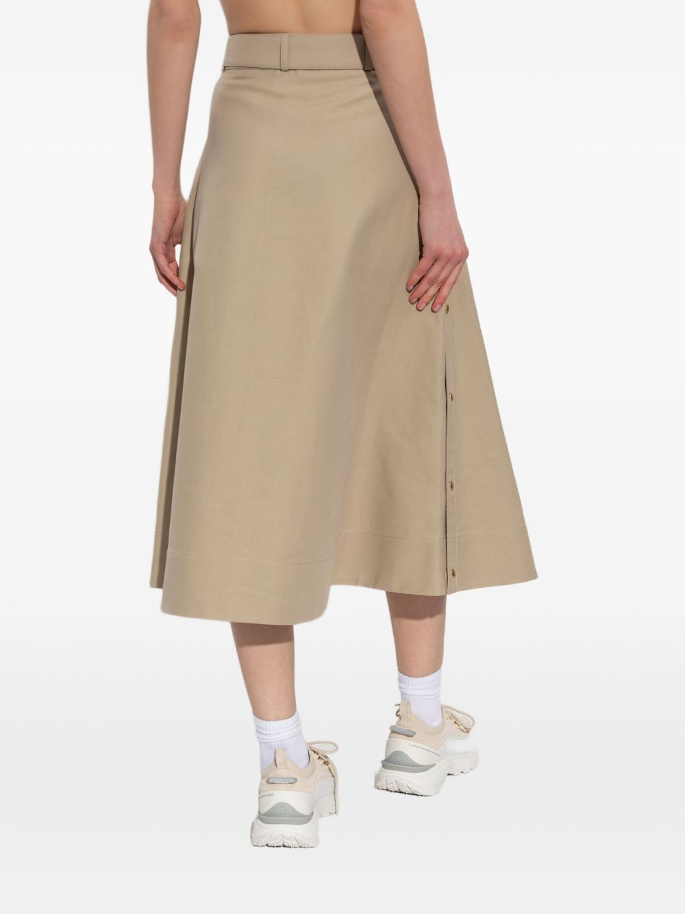 cotton mini skirt - 4