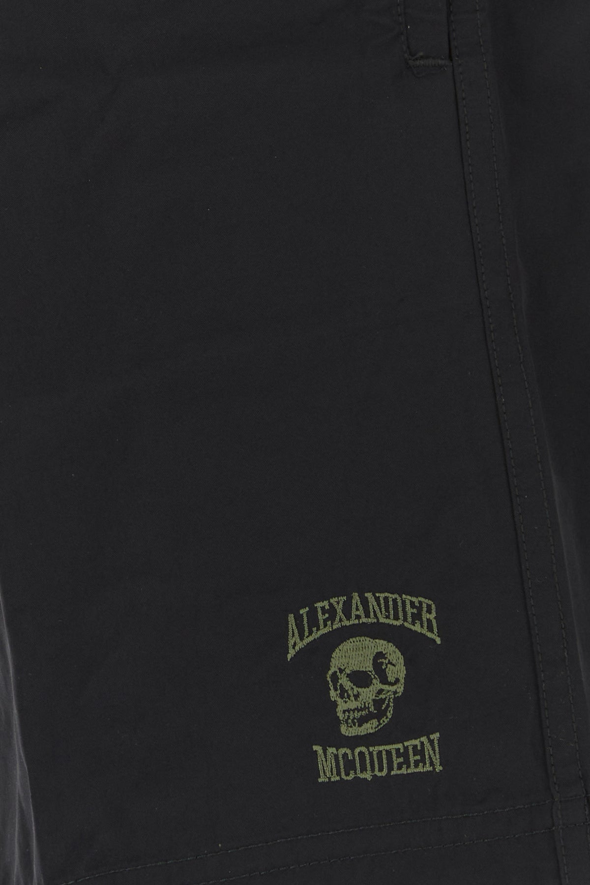 Black nylon swimming shorts - 3