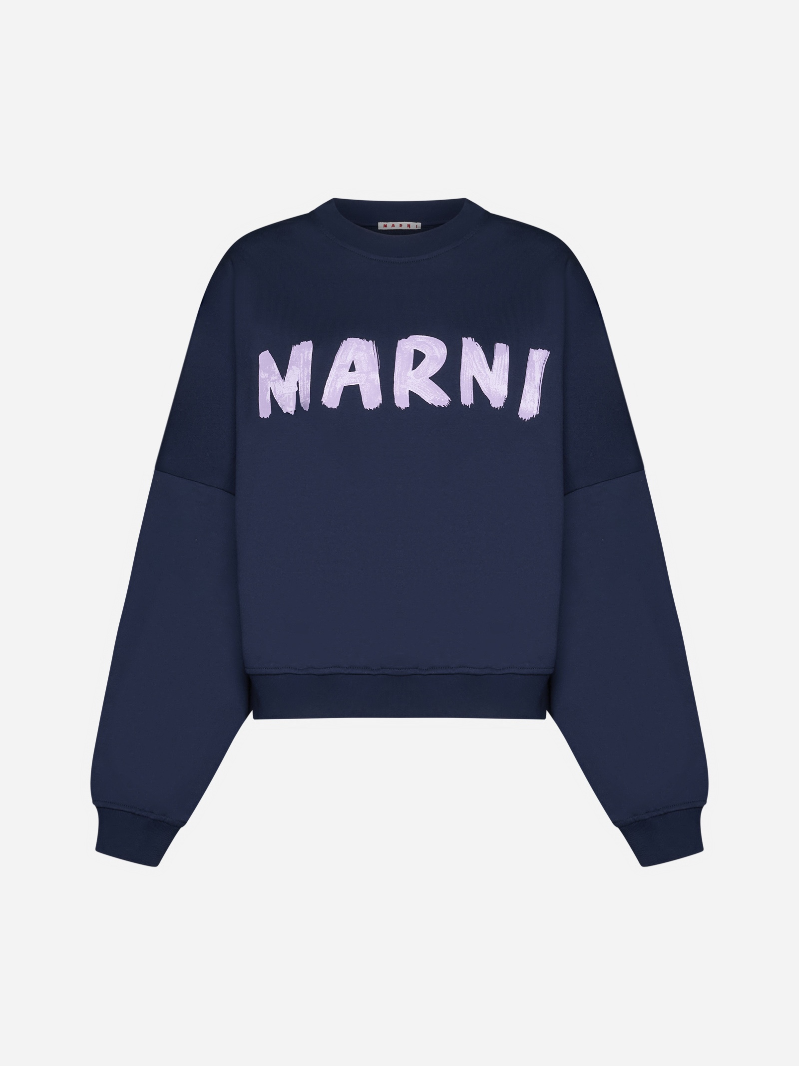 Logo cotton sweatshirt - 1