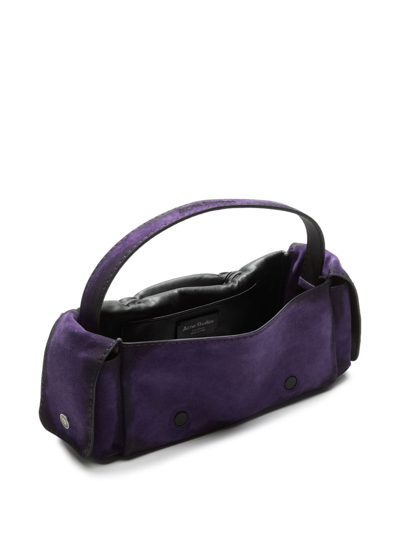 Acne Studios Multipocket heart-charm shoulder bag outlook