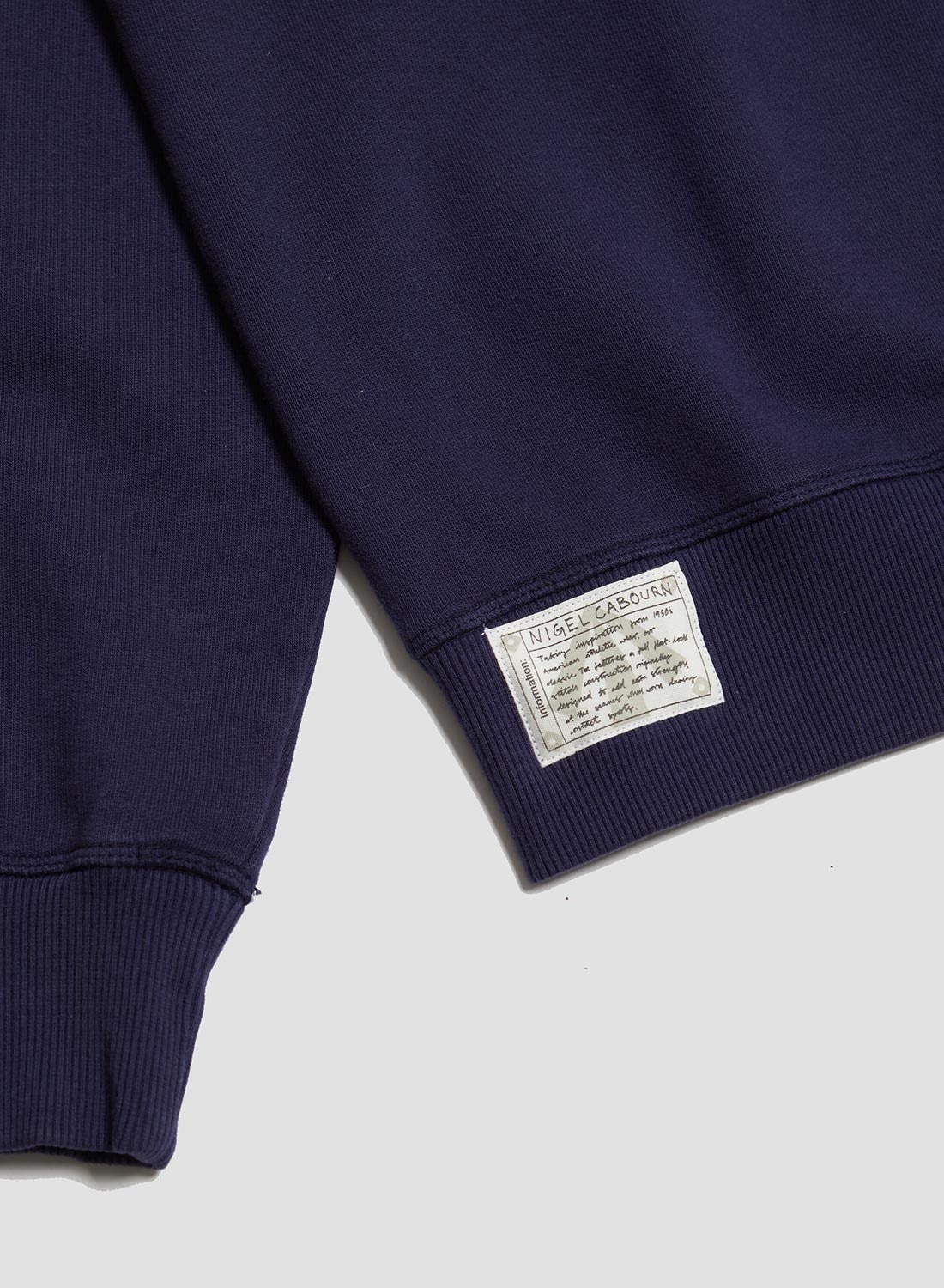 Embroidered Arrow Crew Sweatshirt in Royal Blue - 3