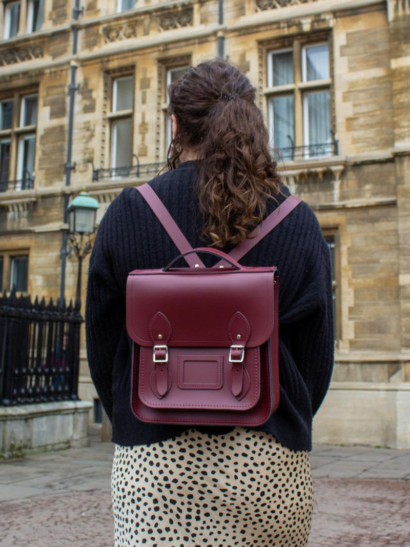 Cambridge Satchel The Small Portrait Backpack - Oxblood outlook