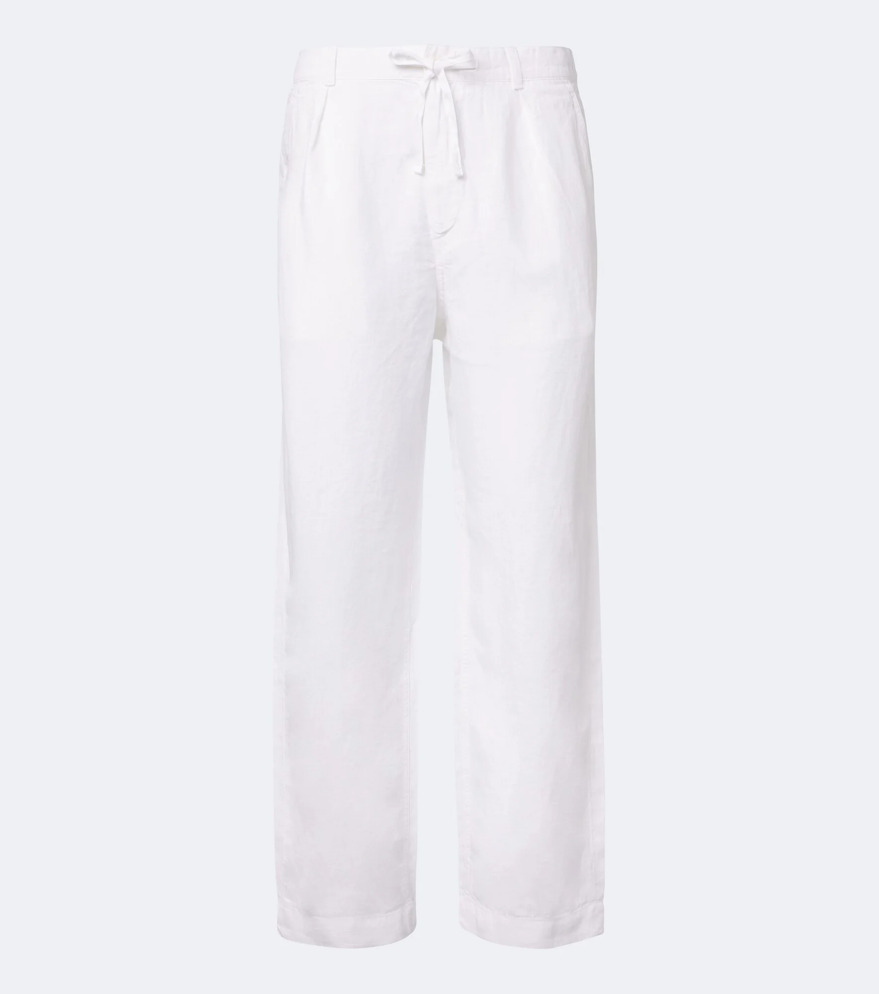 Linen straight pants - 1