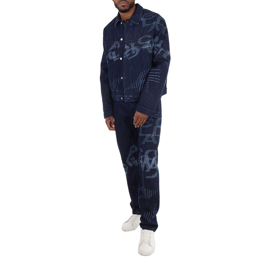 A Cold Wall Lasered-Logo Cotton Jeans - 3