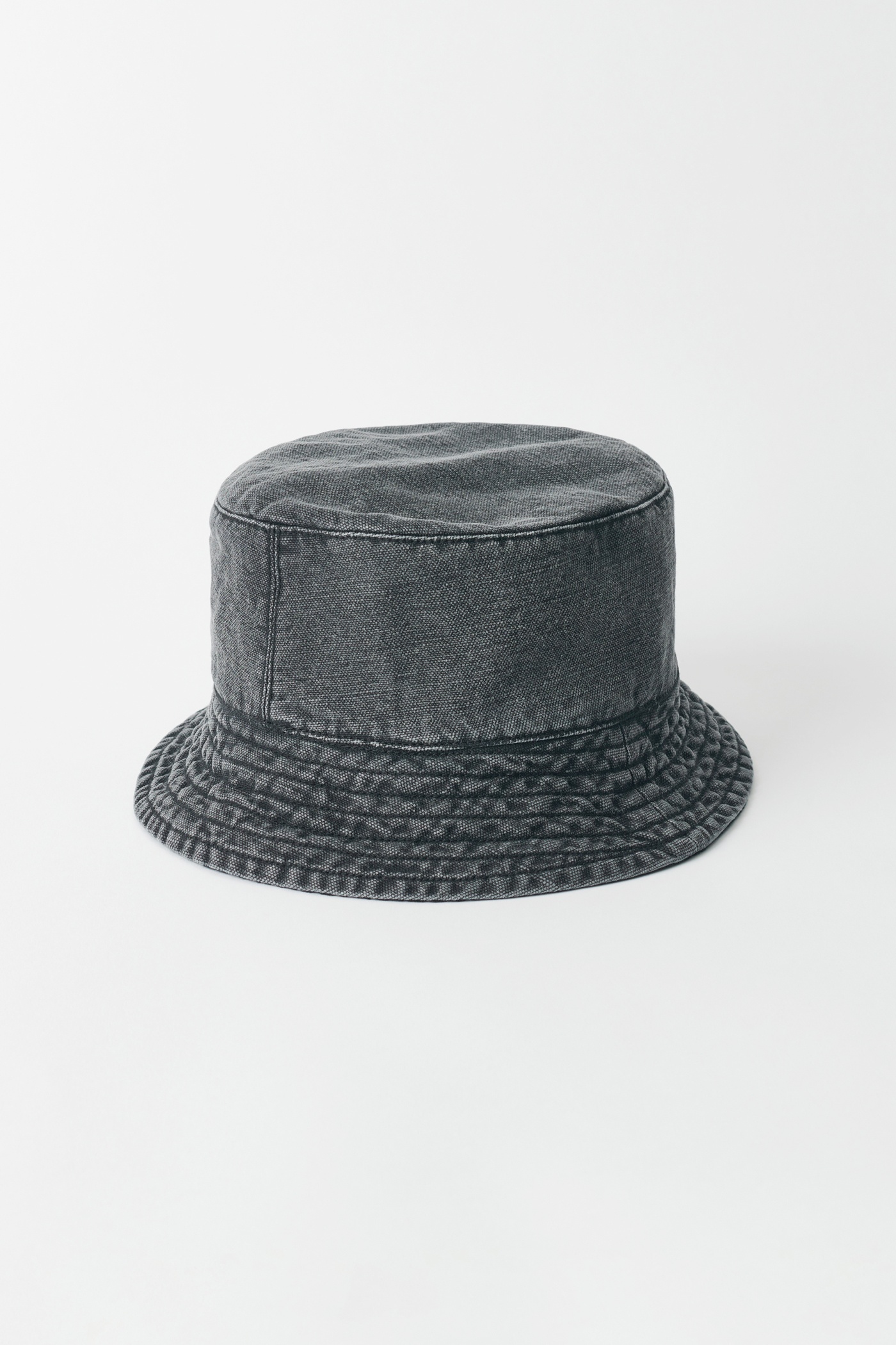 Bucket Hat Black Enzyme Canvas - 3