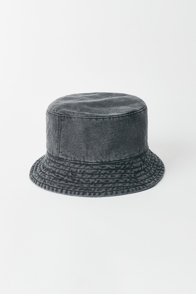 Bucket Hat Black Enzyme Canvas 3