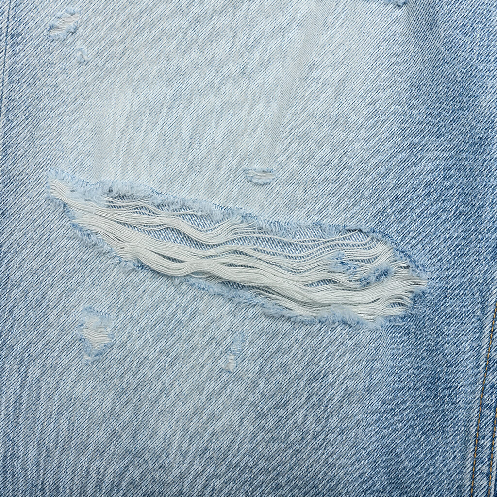 TINTED WIDE STRAIGHT JEANS - LIGHT - 4