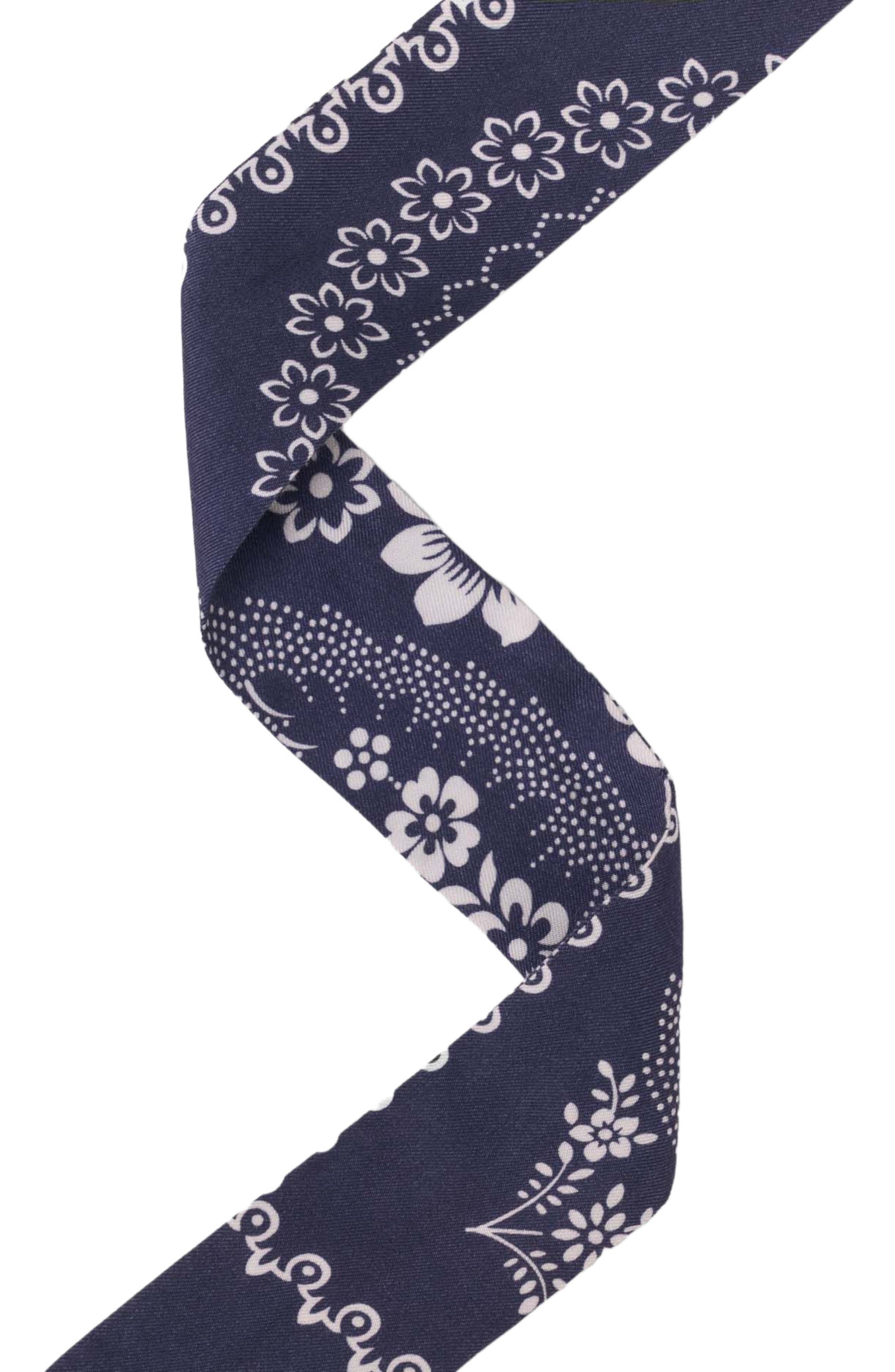 maje Printed scrunchie with twill in Navy Bandana Print at Nordstrom - 6