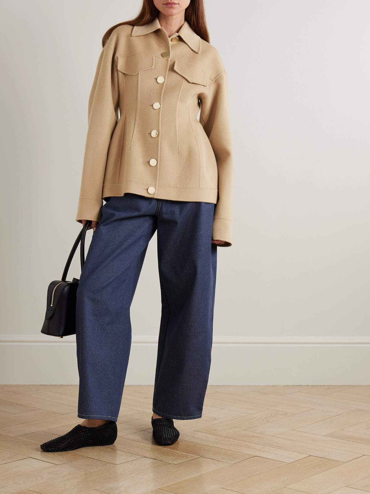 Egeo Paneled Wool Coat - 2