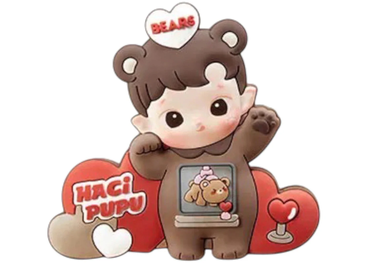 Pop Mart Hacipupu Rolling Time Machine Series Wish Catcher Fridge Magnet Silicone Clip - 1