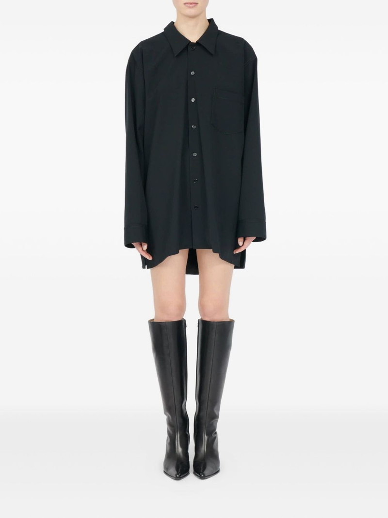 MM6 Maison Margiela long-sleeve shirt dress outlook