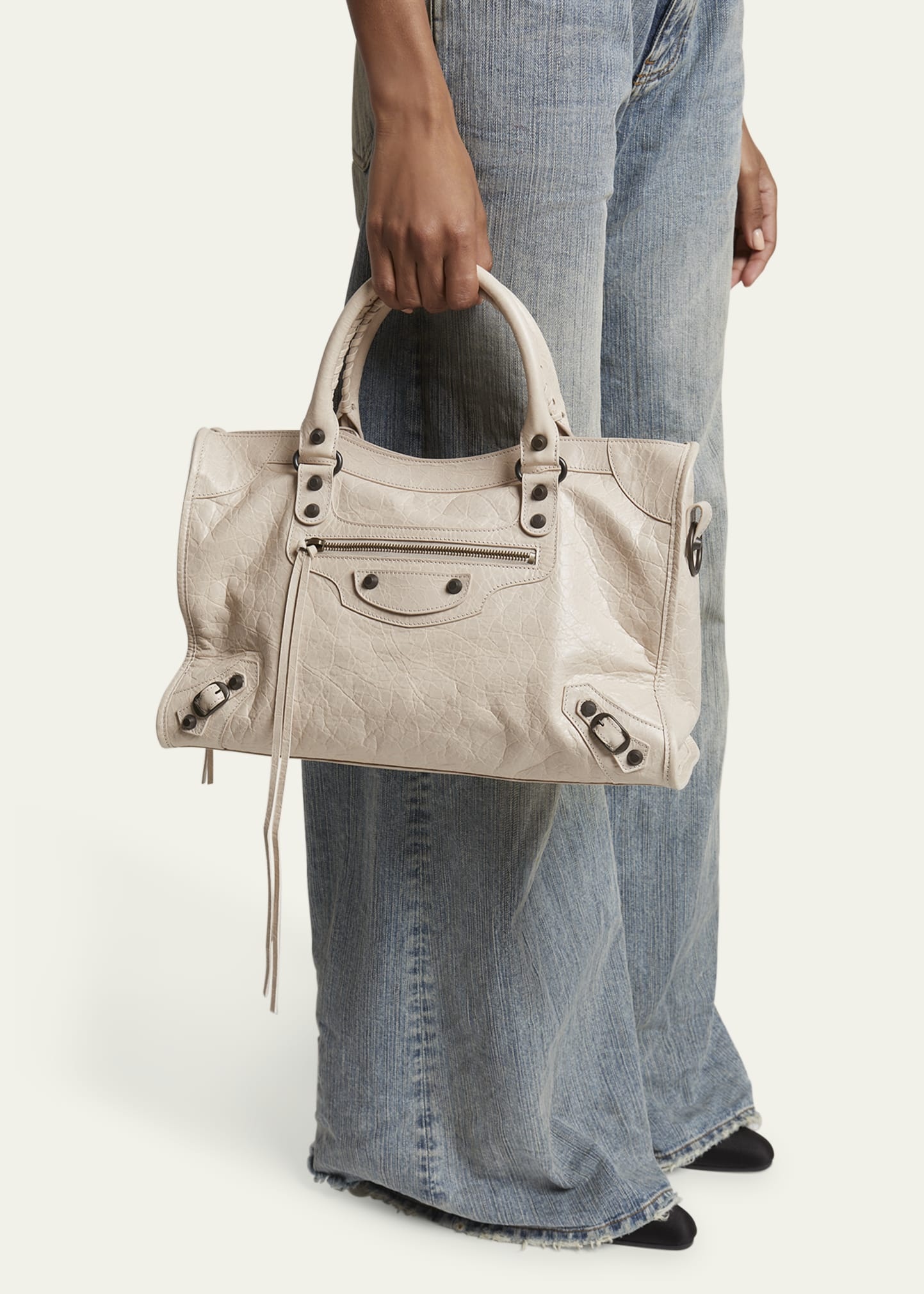 Le City Medium Leather Top-Handle Bag - 2