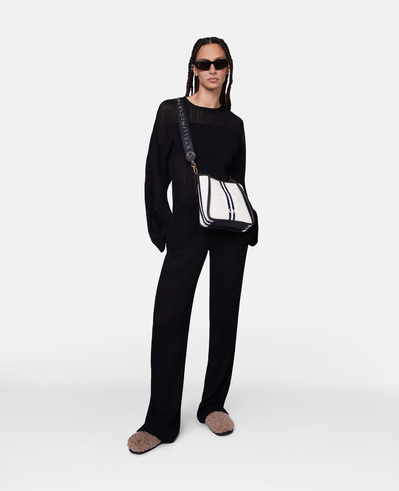 Stella McCartney Banana Sleeve Plisse Pleat Knit Top outlook