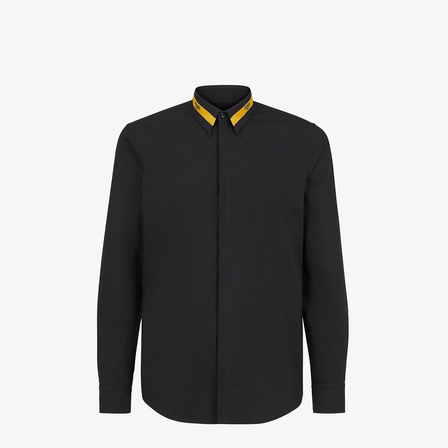 Black cotton shirt - 1