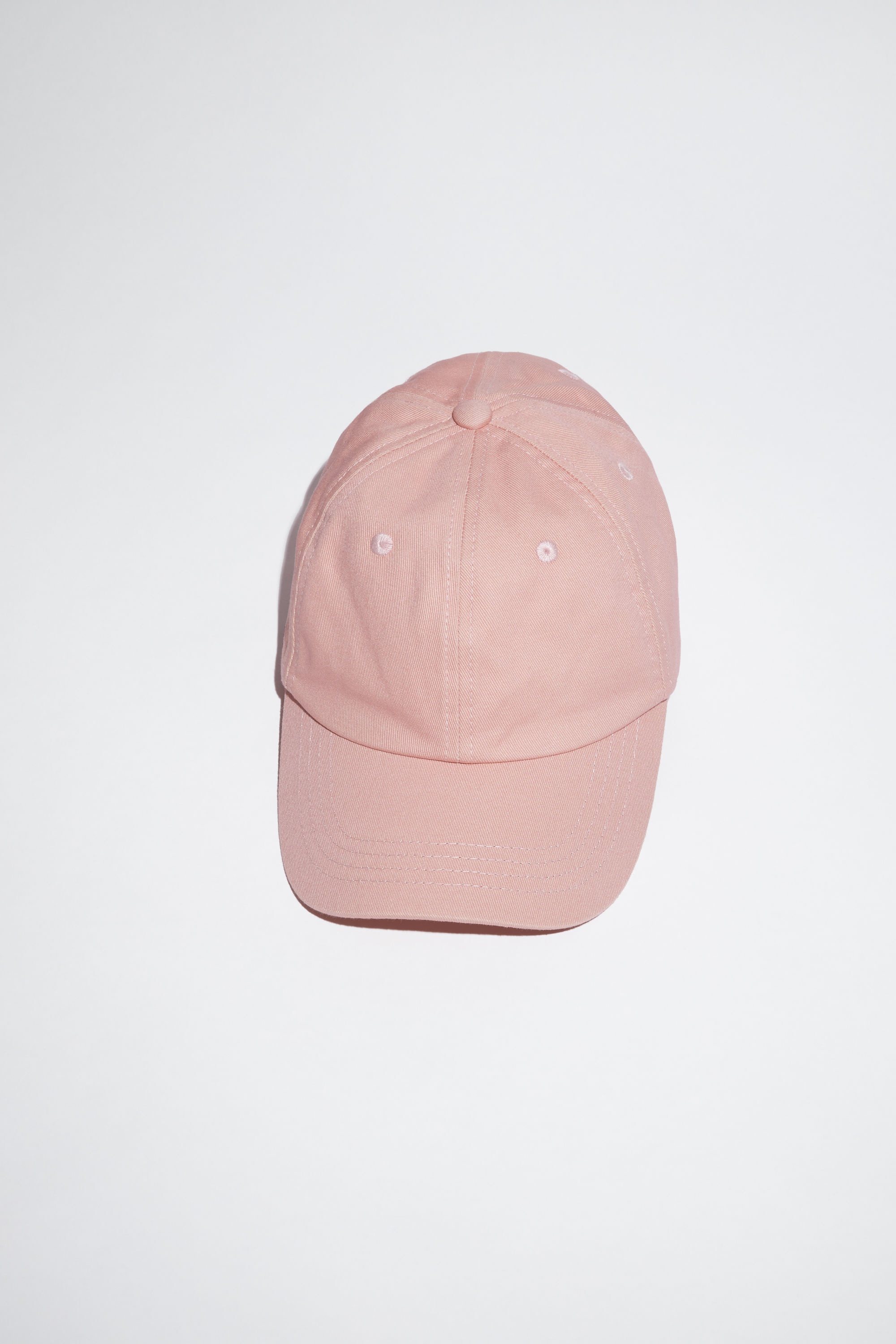 Cotton baseball cap - Dusty pink - 1