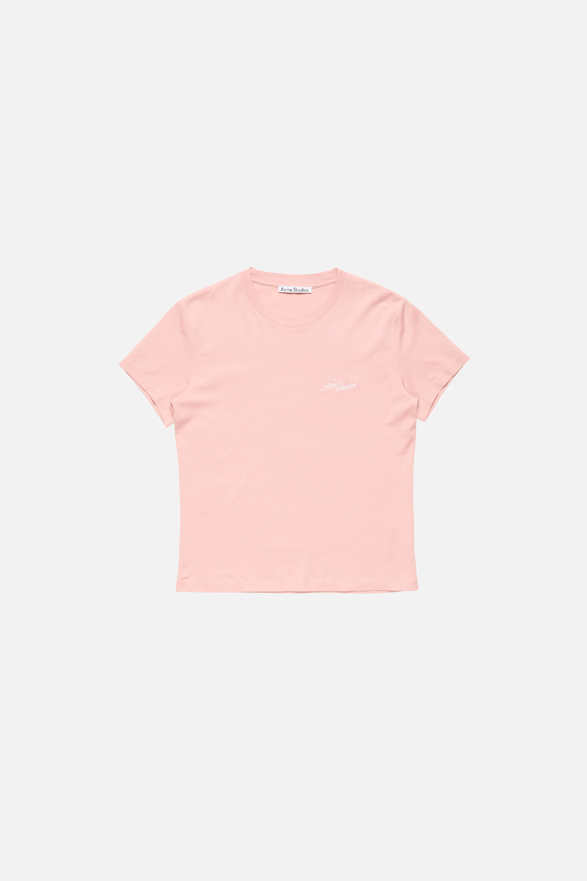 Fitted t-shirt with logo - Faded pink - 1