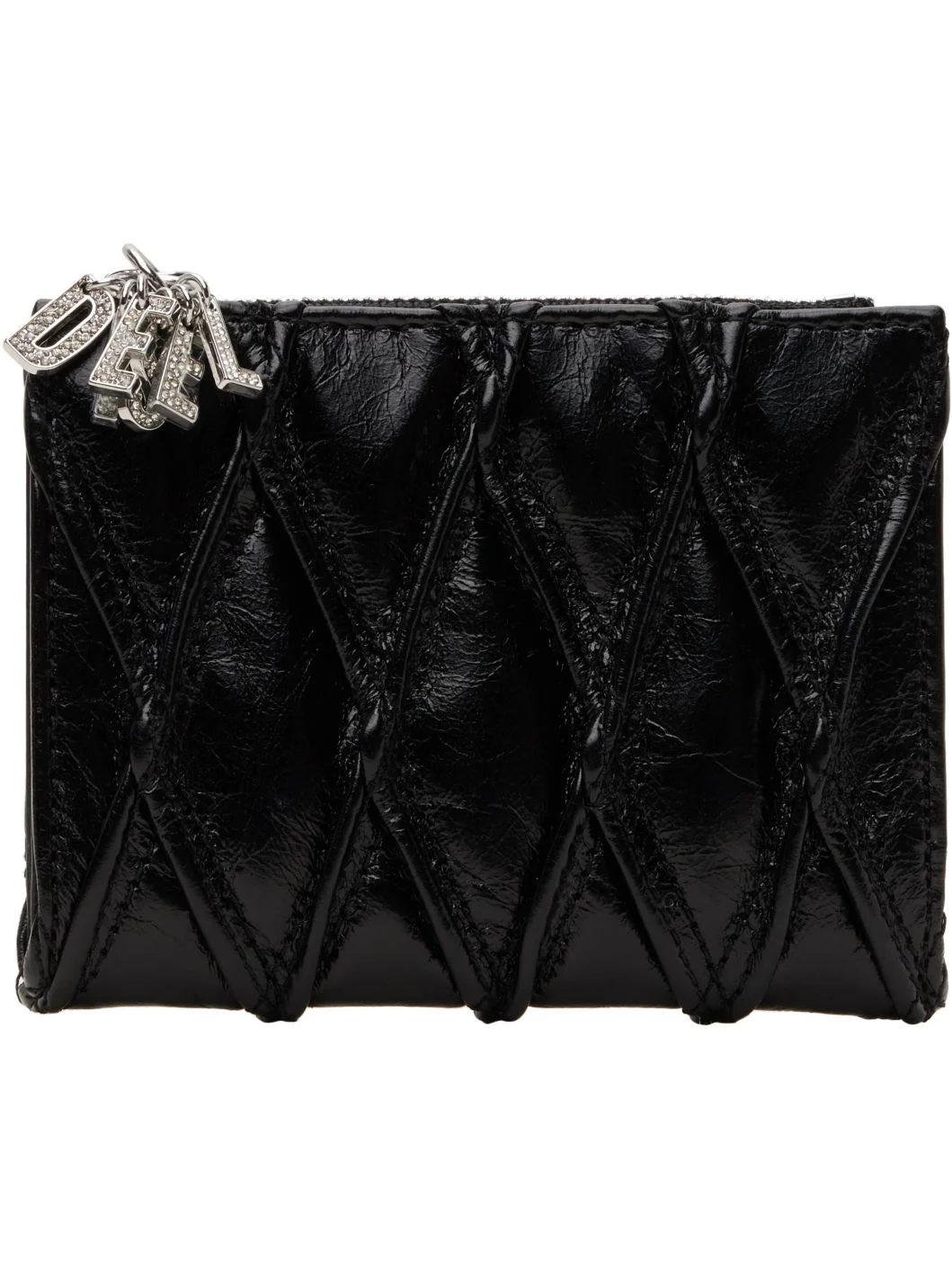 Black D-Charms Bifold Wallet - 1