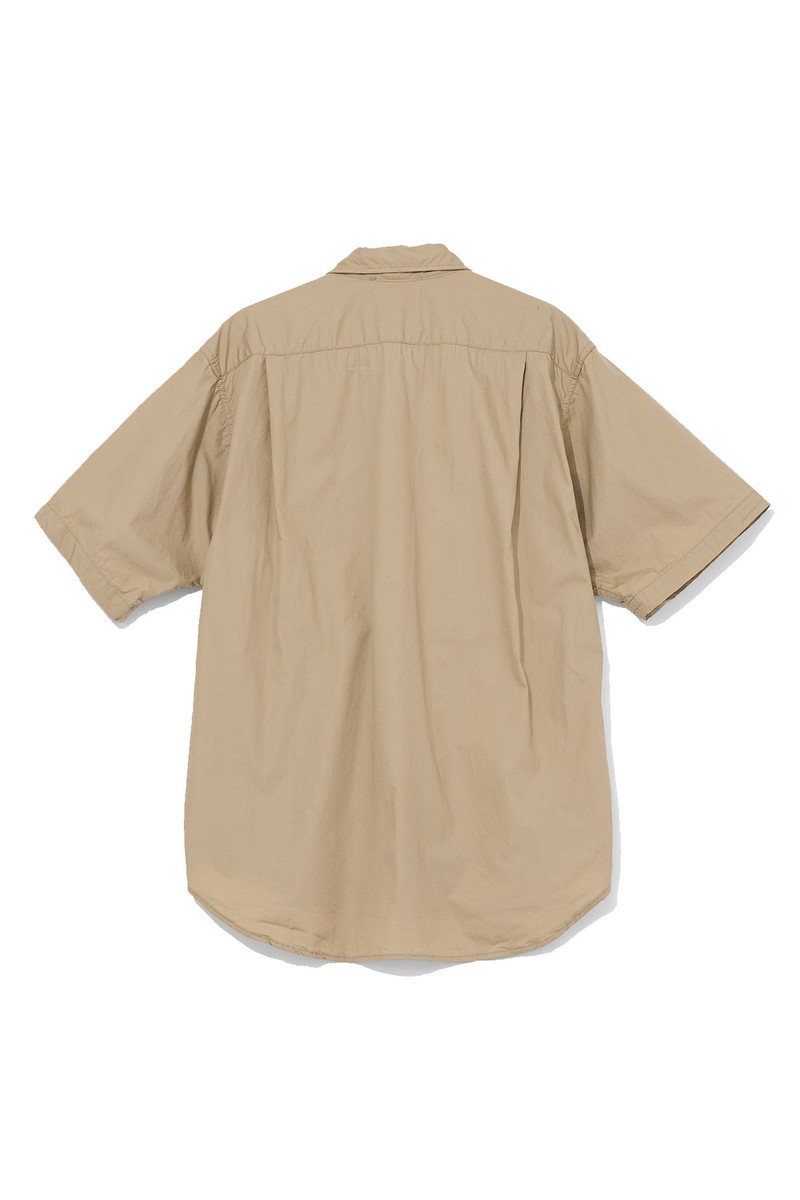Engineered Garments S/S Cargo Shirt for Nepenthes NY and Blue in Green - Khaki outlook