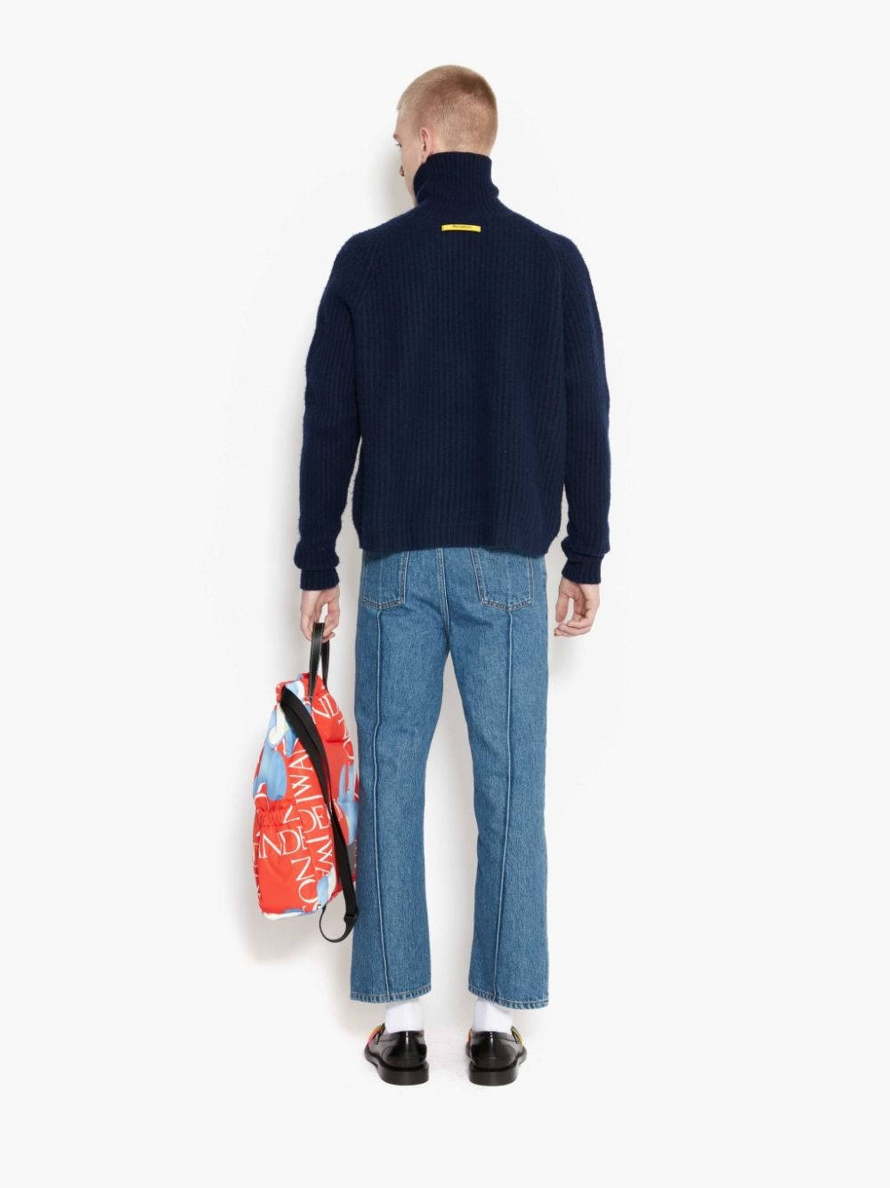 long-sleeve roll-neck jumper - 4
