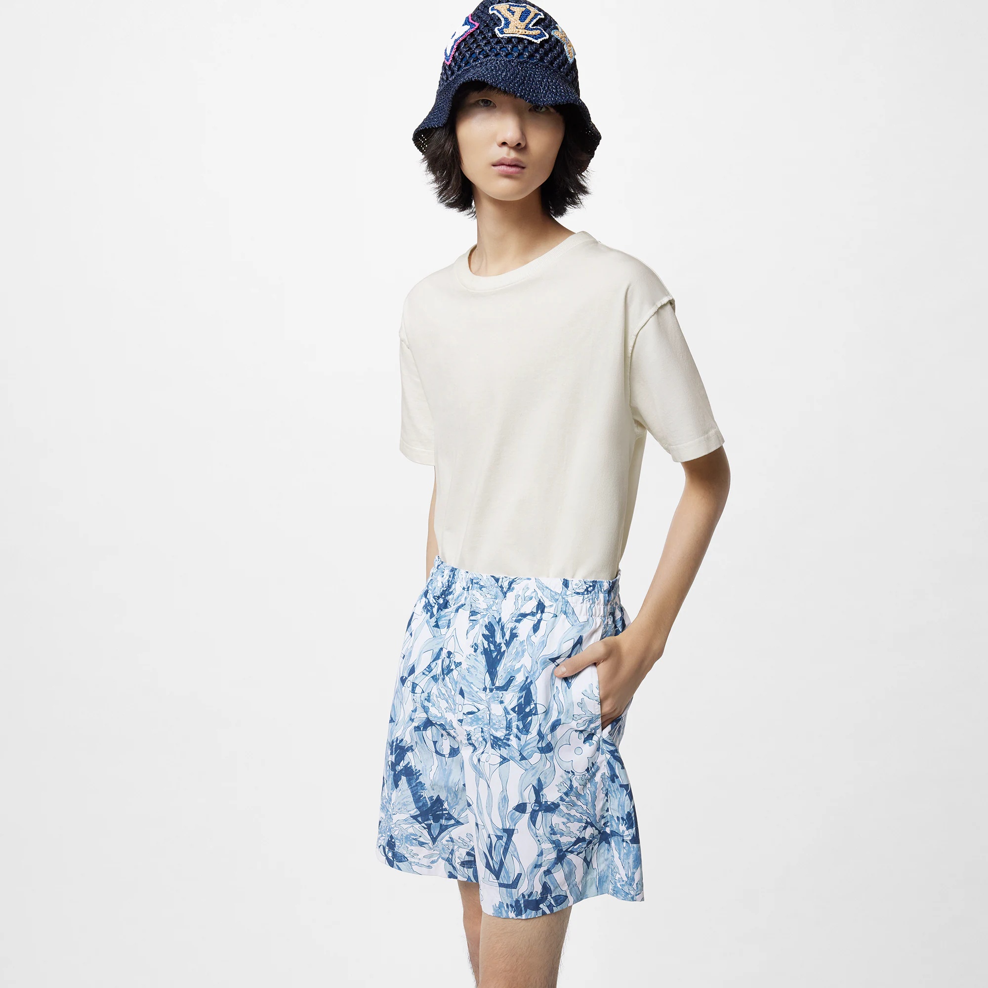 Printed Nylon Swim Shorts - 2