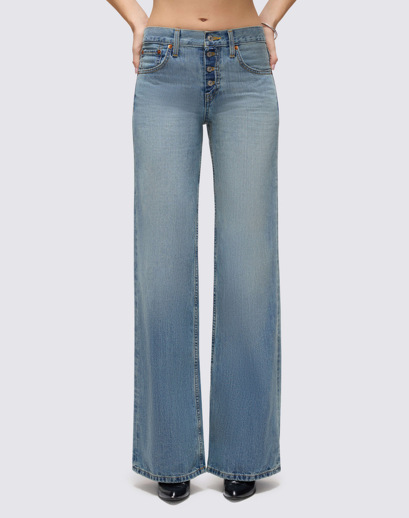 Mid Rise Wide Leg - Authentica Indigo 3