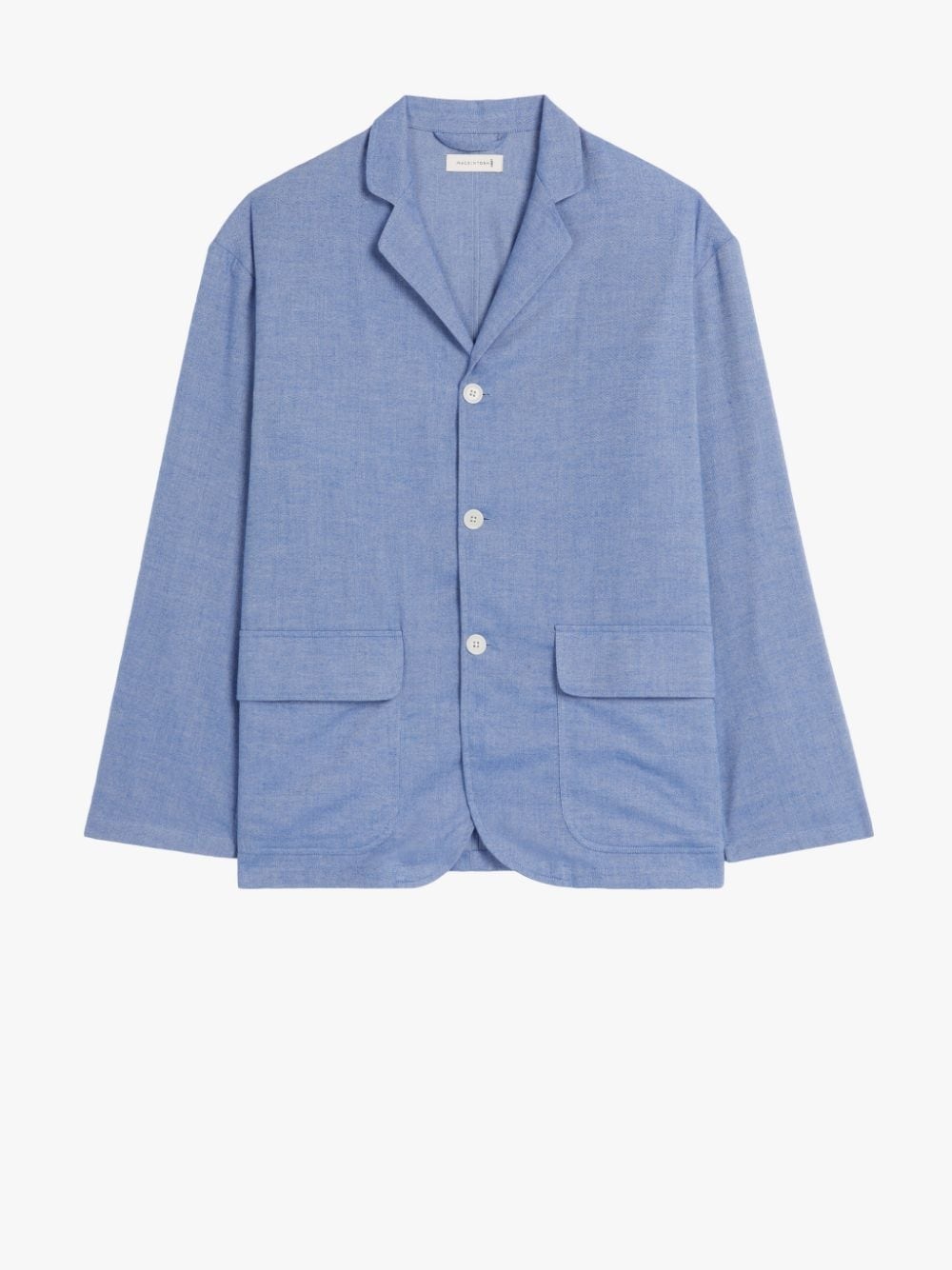 PEMBROKE BLUE COTTON & WOOL JACKET | GSC-104 - 1
