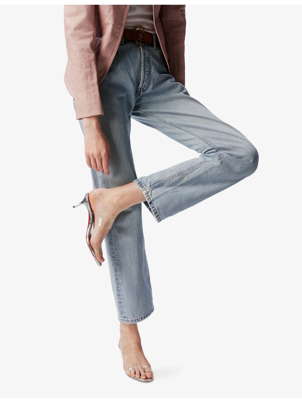 Just Nothing 55 Leather Heeled Sandals - 5