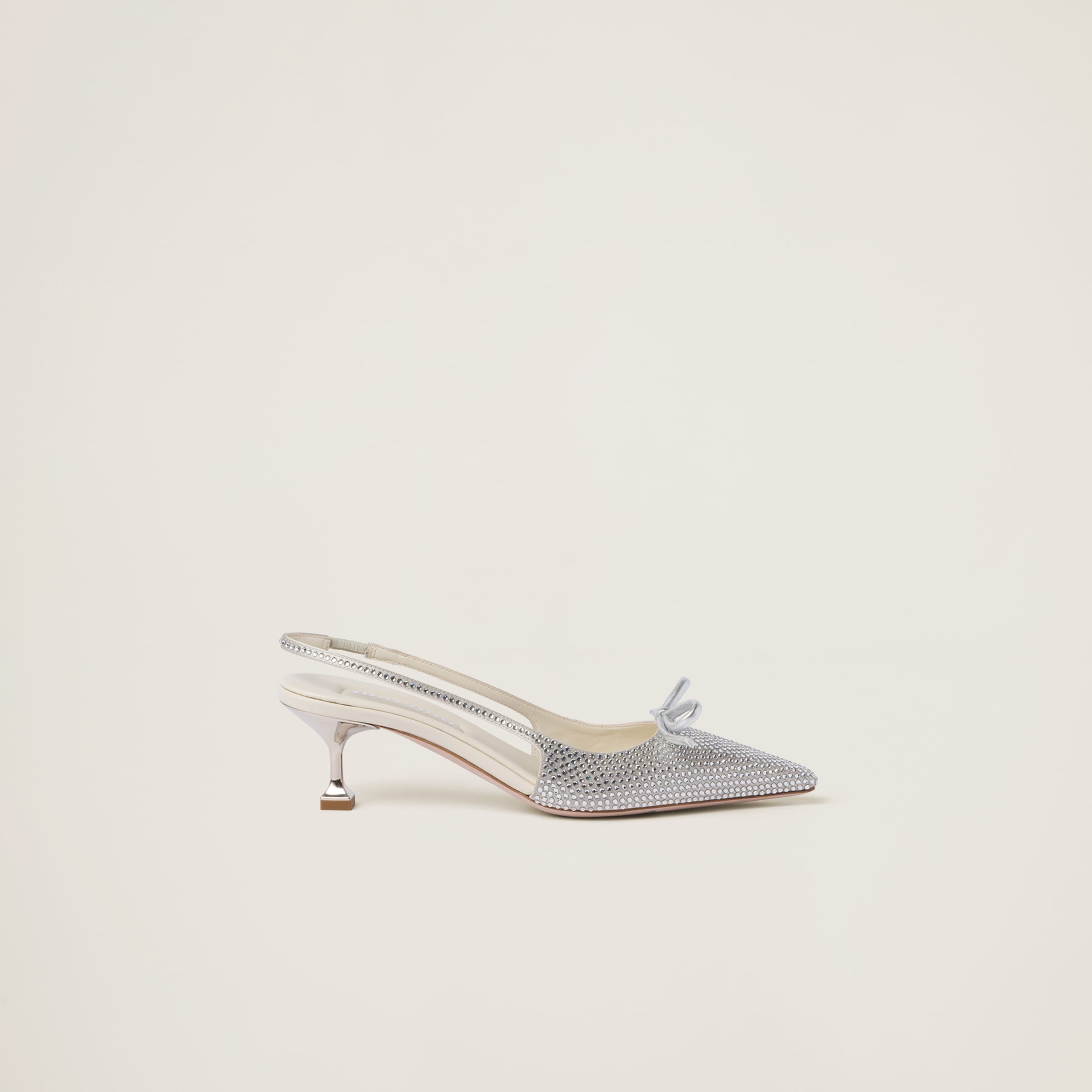Satin slingback pumps - 2