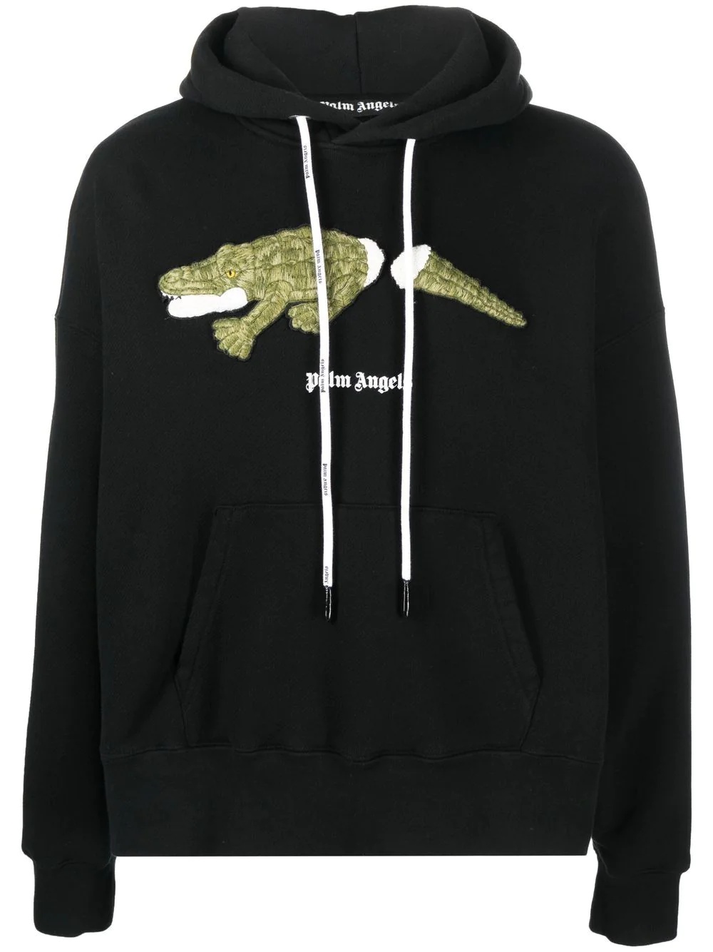 crocodile cotton hoodie - 1