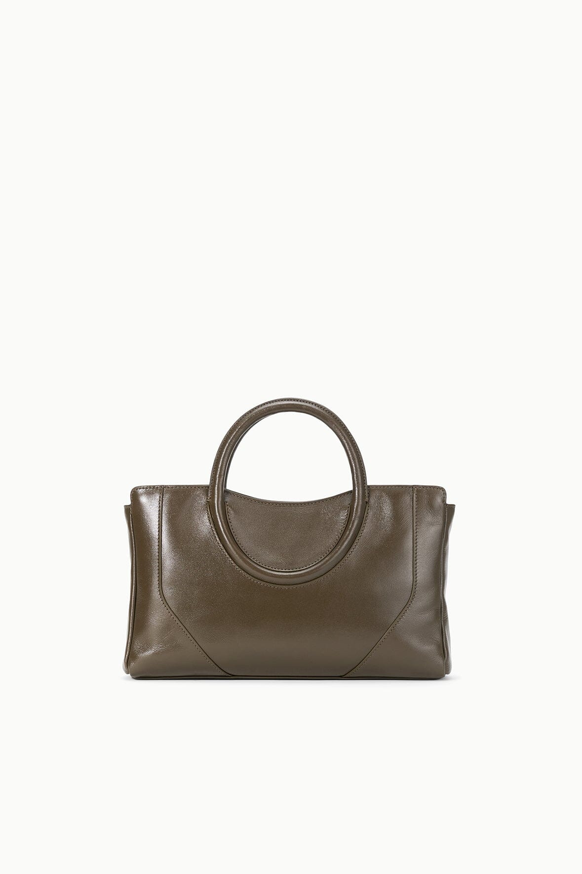STAUD MAUDE MINI SATCHEL BAG TRUFFLE - 3