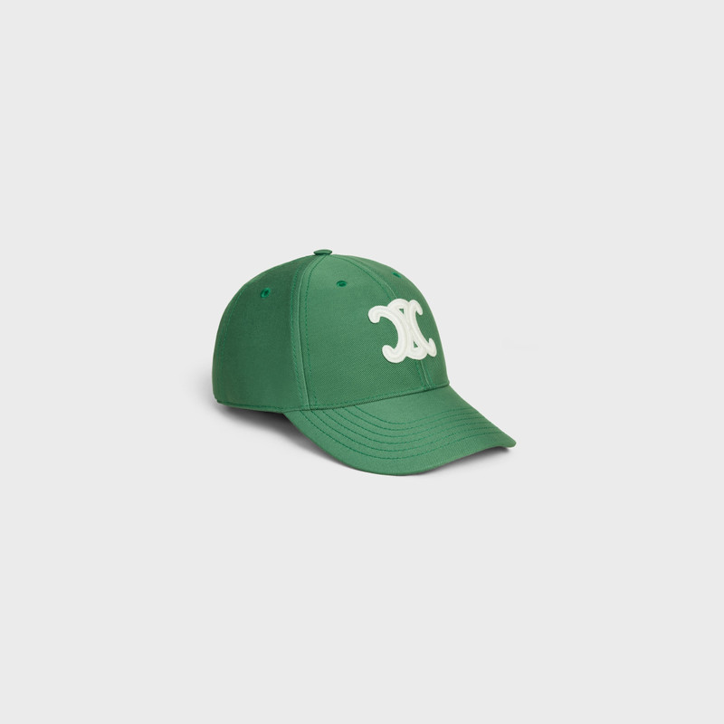 triomphe baseball cap IN WASHED COTTON GABARDINE 1