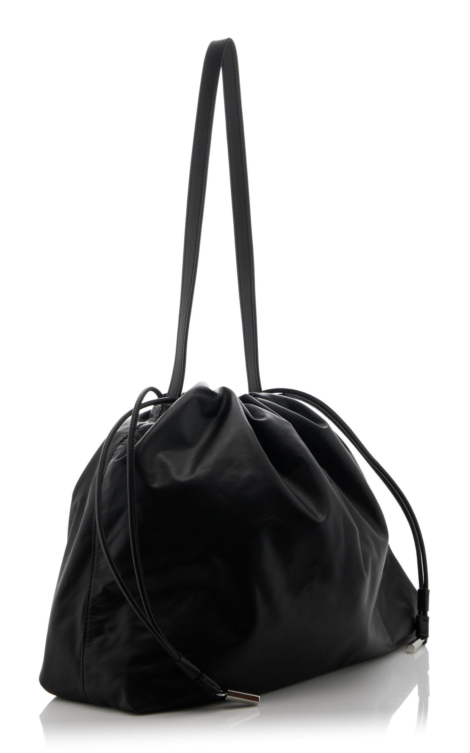 Angy Leather Hobo Bag black - 4