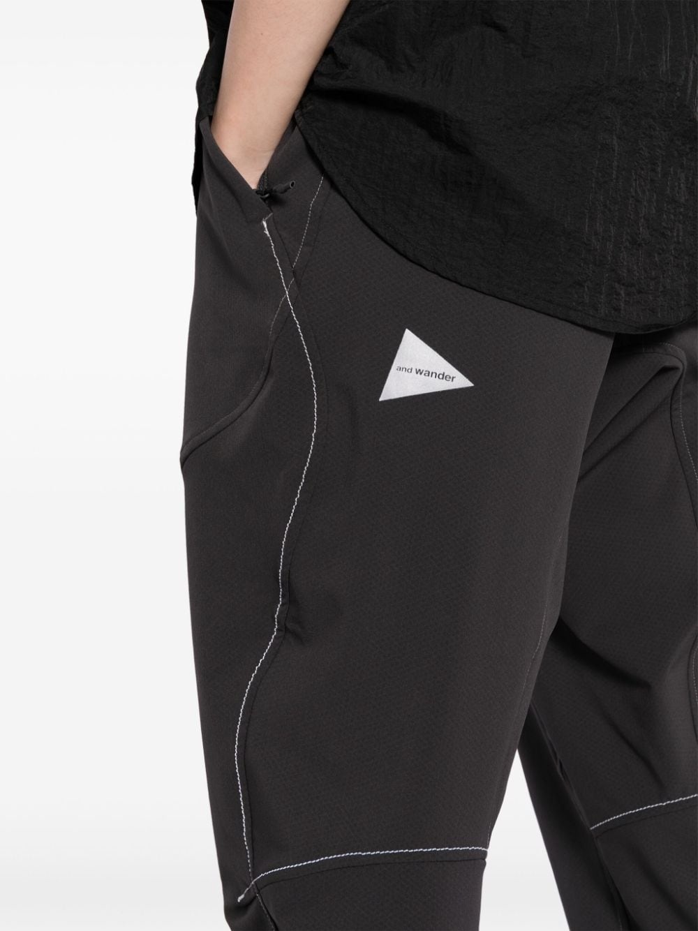 water-repellent tapered trousers - 5