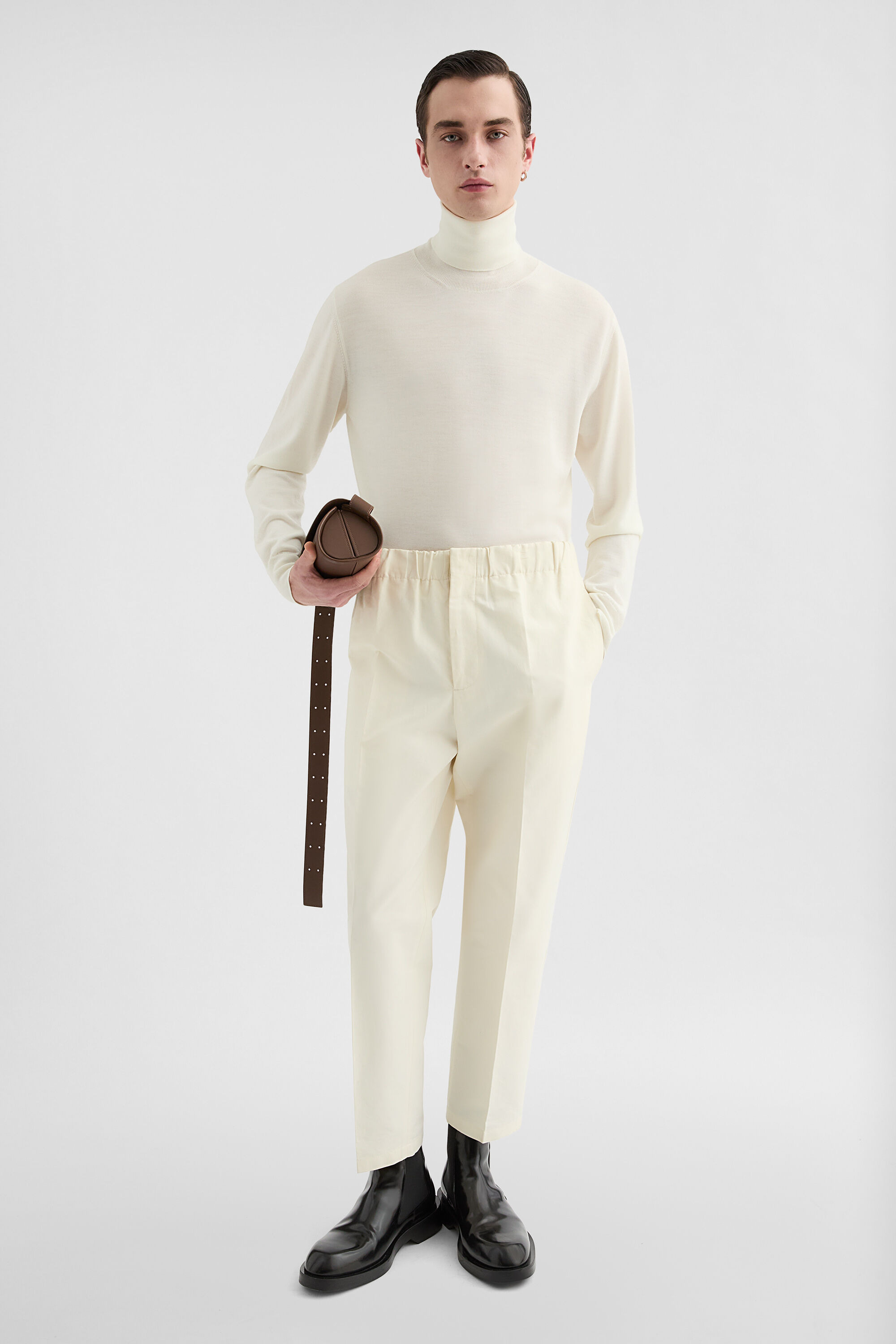 Lightweight High-Neck Sweater - 2