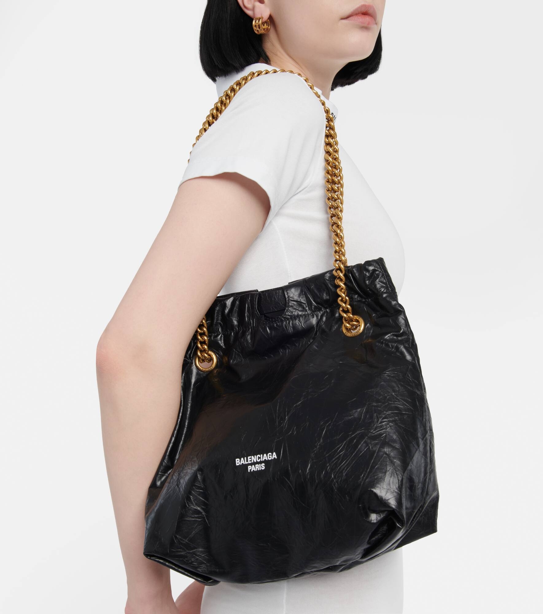 Crush Small leather tote bag - 2