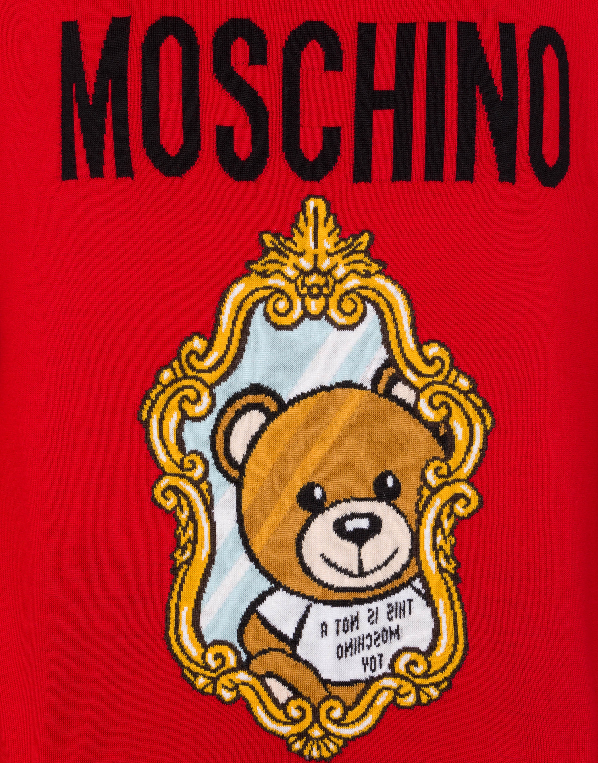 MIRROR TEDDY BEAR HOODED PULLOVER - 4