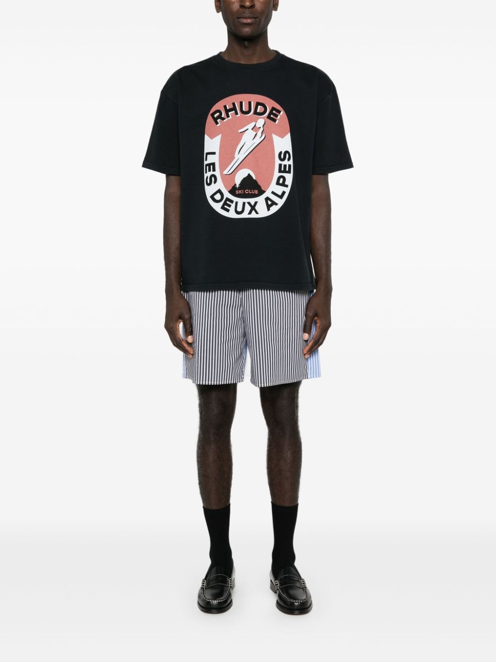 logo-print cotton T-shirt - 2