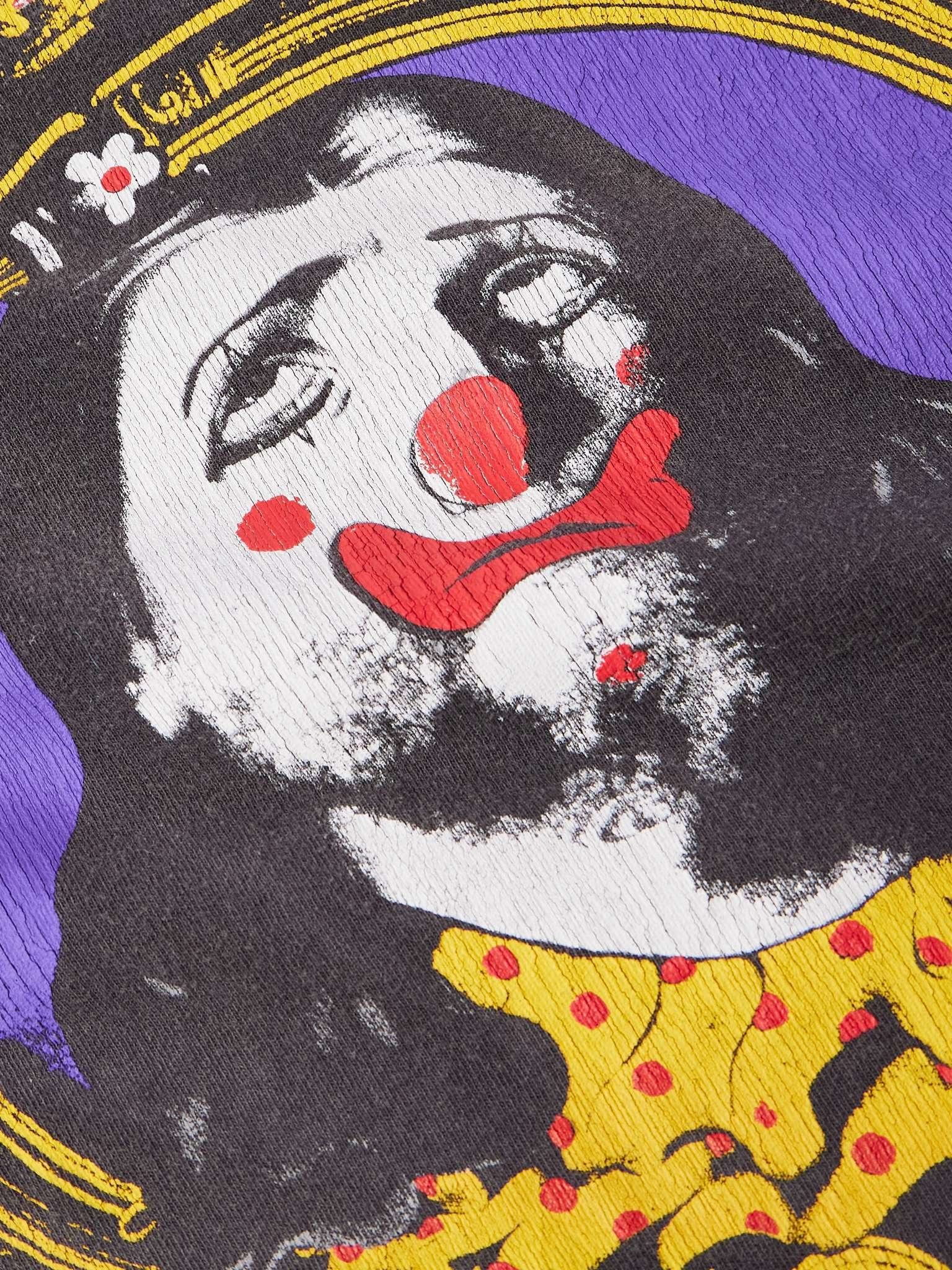 + Born X Raised Clown Distressed Printed Cotton-Jersey T-Shirt - 5