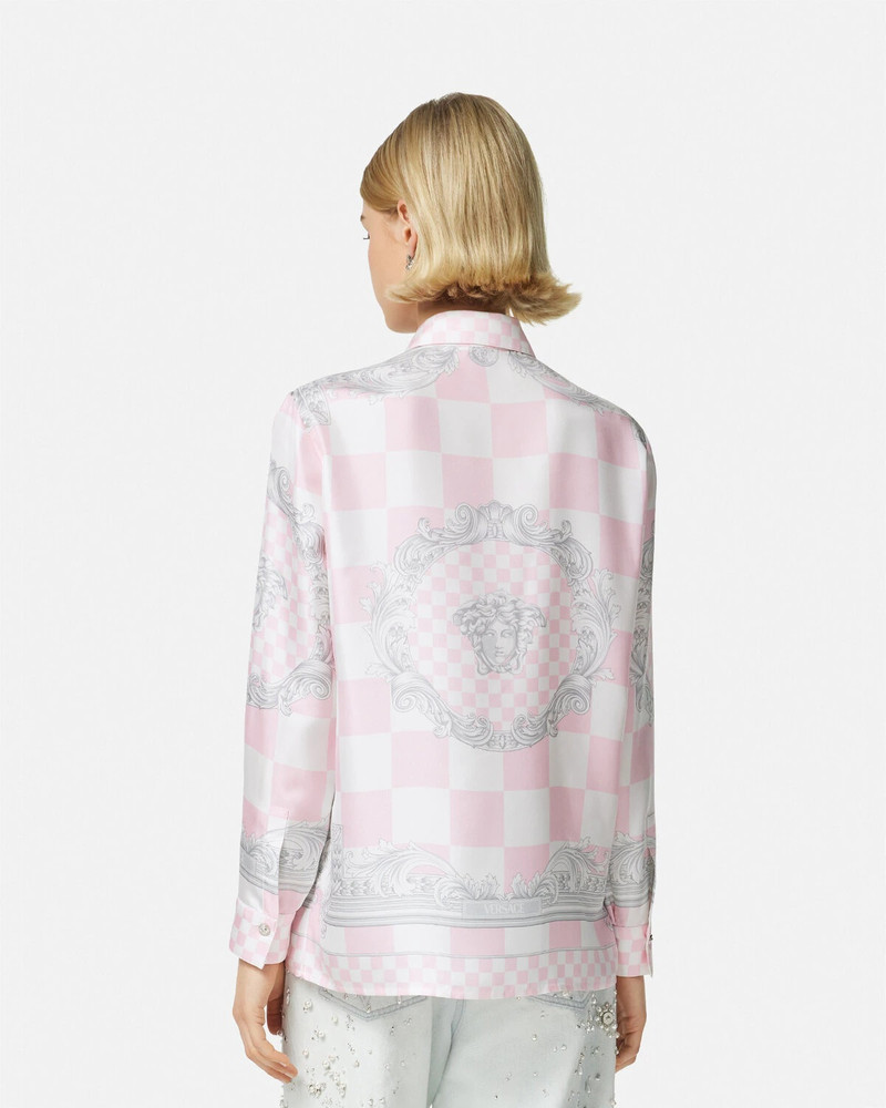Medusa Contrasto Silk Shirt 5